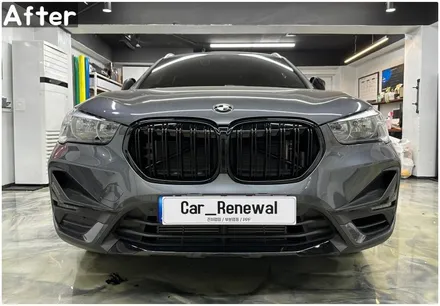 BMW X1 크롬죽이기 부분랩핑 시공 / 서울 동작구