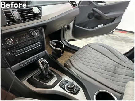 자동차 실내랩핑 / BMW X1(E84) 매트릭스블랙 부분랩핑 / 서울 동작구