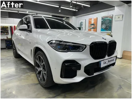 BMW X5 크롬죽이기 시공 | 윈도우라인·루프랙 블랙 랩핑 & 블랙 그릴 교체 후기 / 서울 동작