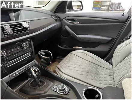 자동차 실내랩핑 / BMW X1(E84) 매트릭스블랙 부분랩핑 / 서울 동작구