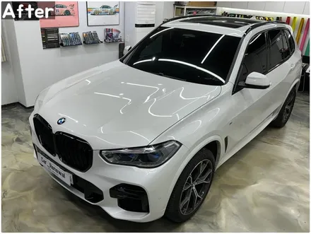 BMW X5 크롬죽이기 시공 | 윈도우라인·루프랙 블랙 랩핑 & 블랙 그릴 교체 후기 / 서울 동작