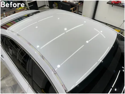 G80 루프스킨재시공 / 자동차지붕랩핑 / 서울 랩핑샵 / 서울 동작구