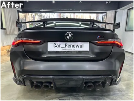 BMW 신형 M4 전체랩핑 / G82 사틴블랙 랩핑 / 영등포랩핑 / 서울 동작
