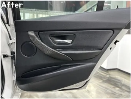 BMW 무광카본 실내랩핑 / 자동차 인테리어 우드트림 꾸미기 / 서울 동작