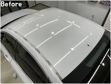 G80 루프스킨재시공 / 자동차지붕랩핑 / 서울 랩핑샵 / 서울 동작구