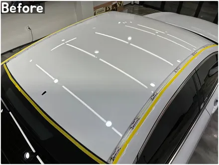 G80 루프스킨재시공 / 자동차지붕랩핑 / 서울 랩핑샵 / 서울 동작구