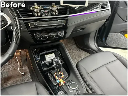 BMW X1 실내랩핑으로 하이그로시 기스 커버업! X1(F48) 카본랩핑 / 서울 동작구