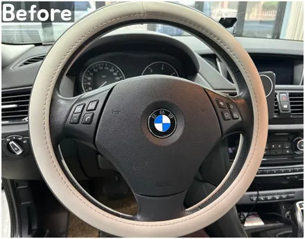 자동차 실내랩핑 / BMW X1(E84) 매트릭스블랙 부분랩핑 / 서울 동작구