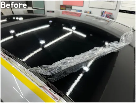 G80 루프스킨재시공 / 자동차지붕랩핑 / 서울 랩핑샵 / 서울 동작구