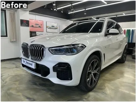 BMW X5 크롬죽이기 시공 | 윈도우라인·루프랙 블랙 랩핑 & 블랙 그릴 교체 후기 / 서울 동작