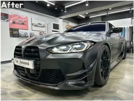 BMW 신형 M4 전체랩핑 / G82 사틴블랙 랩핑 / 영등포랩핑 / 서울 동작