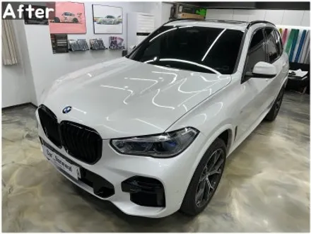 BMW X5 크롬죽이기 시공 | 윈도우라인·루프랙 블랙 랩핑 & 블랙 그릴 교체 후기 / 서울 동작