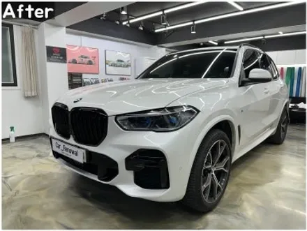 BMW X5 크롬죽이기 시공 | 윈도우라인·루프랙 블랙 랩핑 & 블랙 그릴 교체 후기 / 서울 동작