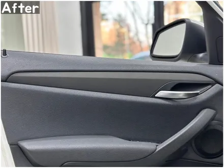자동차 실내랩핑 / BMW X1(E84) 매트릭스블랙 부분랩핑 / 서울 동작구