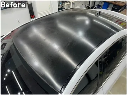 G80 루프스킨재시공 / 자동차지붕랩핑 / 서울 랩핑샵 / 서울 동작구