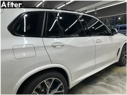 BMW X5 크롬죽이기 시공 | 윈도우라인·루프랙 블랙 랩핑 & 블랙 그릴 교체 후기 / 서울 동작