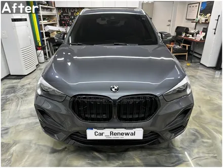 BMW X1 크롬죽이기 부분랩핑 시공 / 서울 동작구