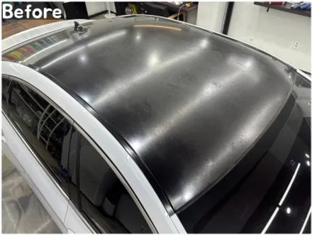 G80 루프스킨재시공 / 자동차지붕랩핑 / 서울 랩핑샵 / 서울 동작구