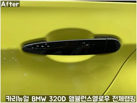 BMW 랩핑 에이버리 랩핑지 전체 시공 / 서울 동작구