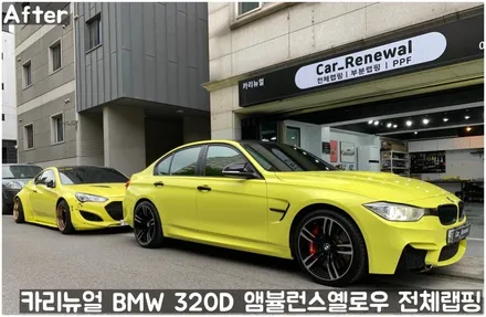 BMW 랩핑 에이버리 랩핑지 전체 시공 / 서울 동작구