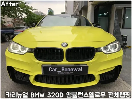 BMW 랩핑 에이버리 랩핑지 전체 시공 / 서울 동작구