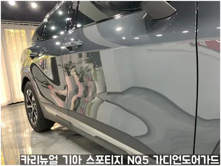 기아 스포티지 NQ5 가디언 도어가드 메탈릭카본 싱글패키지 동작구 보라매 랩핑전문점 카리뉴얼 / 서울 동작구