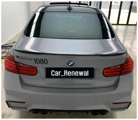 BMW 320D 전체랩핑 루시드옐로우 시공 동작구 보라매 랩핑전문점 카리뉴얼 / 서울 동작구