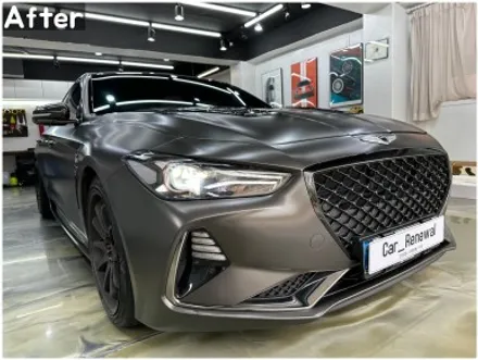 중고차랩핑 / 에이버리 사틴다크바솔트 / G70 전체랩핑 / 서울 동작구