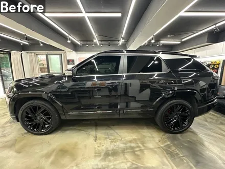 금천구 액티언 크롬죽이기｜윈도우라인·사이드미러 블랙팩 시공 / 서울 동작
