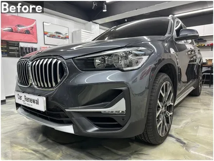 BMW X1 크롬죽이기 부분랩핑 시공 / 서울 동작구
