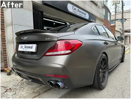 중고차랩핑 / 에이버리 사틴다크바솔트 / G70 전체랩핑 / 서울 동작구