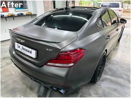 중고차랩핑 / 에이버리 사틴다크바솔트 / G70 전체랩핑 / 서울 동작구