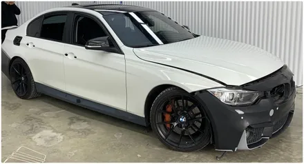 BMW 320D 전체랩핑 루시드옐로우 시공 동작구 보라매 랩핑전문점 카리뉴얼 / 서울 동작구
