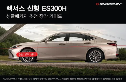 렉서스 ES300H 가디언도어가드 메탈릭티타늄 싱글패키지 동작구 랩핑전문점 카리뉴얼 / 서울 동작구