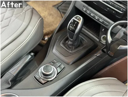 자동차 실내랩핑 / BMW X1(E84) 매트릭스블랙 부분랩핑 / 서울 동작구