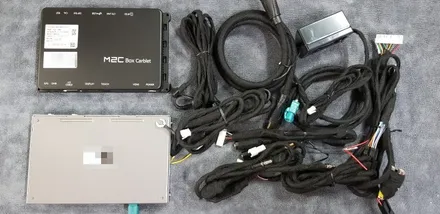 [분당 벤츠 전문점] 벤츠 S클래스 W222 S350 안드로이드 카블릿 M2C200 셋탑 네비게이션 및 AUX 코딩 설치 작업 / 성남 분당구 정자동