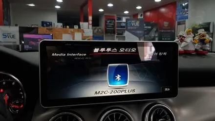 [분당벤츠전문점] 벤츠 CLA W117 CLA220 2017년식 안드로이드 M2C200플러스 네비게이션 국산 고해상도 12.3인치 모니터교체 / 성남 분당구 정자동