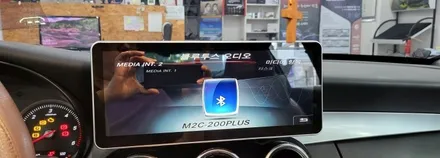 [분당벤츠전문점] 벤츠 C클래스 W205 C200d 2017년식 안드로이드 M2C200플러스 네비게이션 국산 고해상도 12.3인치 모니터 교체 / 성남 분당구 정자동