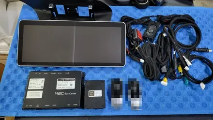 벤츠 E350 카브리올레 국산 안드로이드 M2C200PLUS 네비게이션 국산 12.3 와이드모니터 교체 분당 판교 카알터 / 성남 분당구 정자동