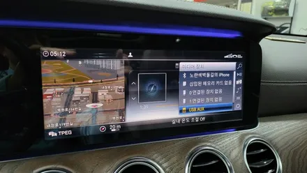 분당 벤츠 W213 E300 터치 모니터변경 국산 안드로이드 M2C200 USB AUX 벤츠 전문점 카알터 / 성남 분당구 정자동