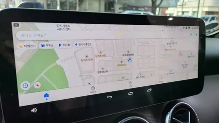 벤츠 CLA200 국산 안드로이드 모니터교체 M2C200APLUS 4G 무선 LTE / 성남 분당구 정자동