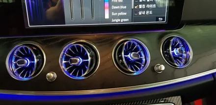 [분당벤츠전문점] 벤츠 W213 E300 전면 송풍구엠비언트  리어 송풍구엠비언트 / 성남 분당구 정자동