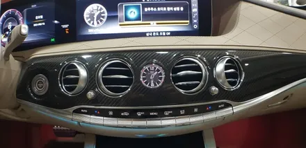 [분당벤츠전문점] 벤츠 S클래스 W222 S63 AMG 2018년식 신형개조 부메스터 3D전동 트위터 1열 송풍구 엠비언트 교체 2열 송풍구 엠비언트 교체 / 성남 분당구 정자동