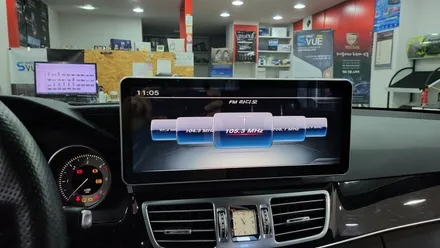 [분당벤츠전문점] 벤츠 E클래스 W212 E220 2015년식 안드로이드 M2C200 네비게이션 국산 고해상도 12.3인치 모니터 교체 / 성남 분당구 정자동