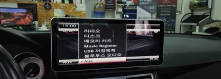 [분당벤츠전문점] 벤츠 E클래스 W212 E250 2014년식 국산 안드로이드 M2C200플러스 네비게이션 국산 12.3인치 모니터 교체 / 성남 분당구 정자동