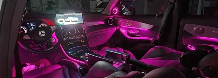 분당벤츠전문점 카알터 GLC X253 GLC220d 순정옵션 빠진 센터 스피커 시공 순정 64색 엠비언트 교체 / 성남 분당구 정자동