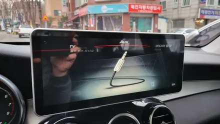 분당벤츠전문점 카알터 GLC350e M2C200PLUS 국산 12.3인치 모니터교체 AUX코딩 순정GPS연동 GPS파크라케이블 / 성남 분당구 정자동