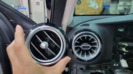 벤츠 E220d 중고차 전동트위터 모터 엠비언트 고장수리 및 순정 터빈 송풍구 공임 교체작업 / 성남 분당구 정자동