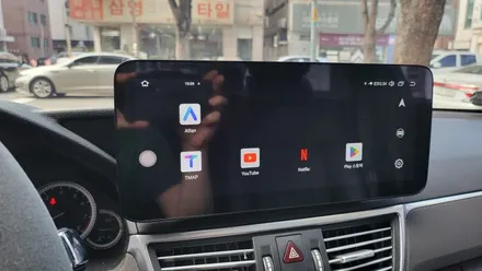 벤츠 E300  중국산 안드로이드올인원 고장 국산국산 와이드모니터 안드로이드 11 KC인증 NV700 아틀란V5 내비게이션 / 성남 분당구 정자동