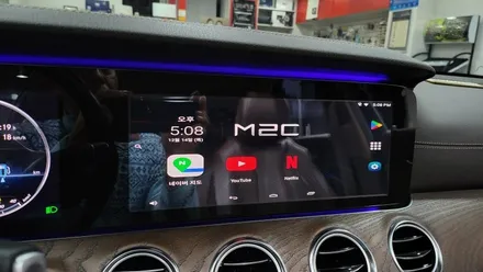 분당 벤츠 W213 E300 터치 모니터변경 국산 안드로이드 M2C200 USB AUX 벤츠 전문점 카알터 / 성남 분당구 정자동